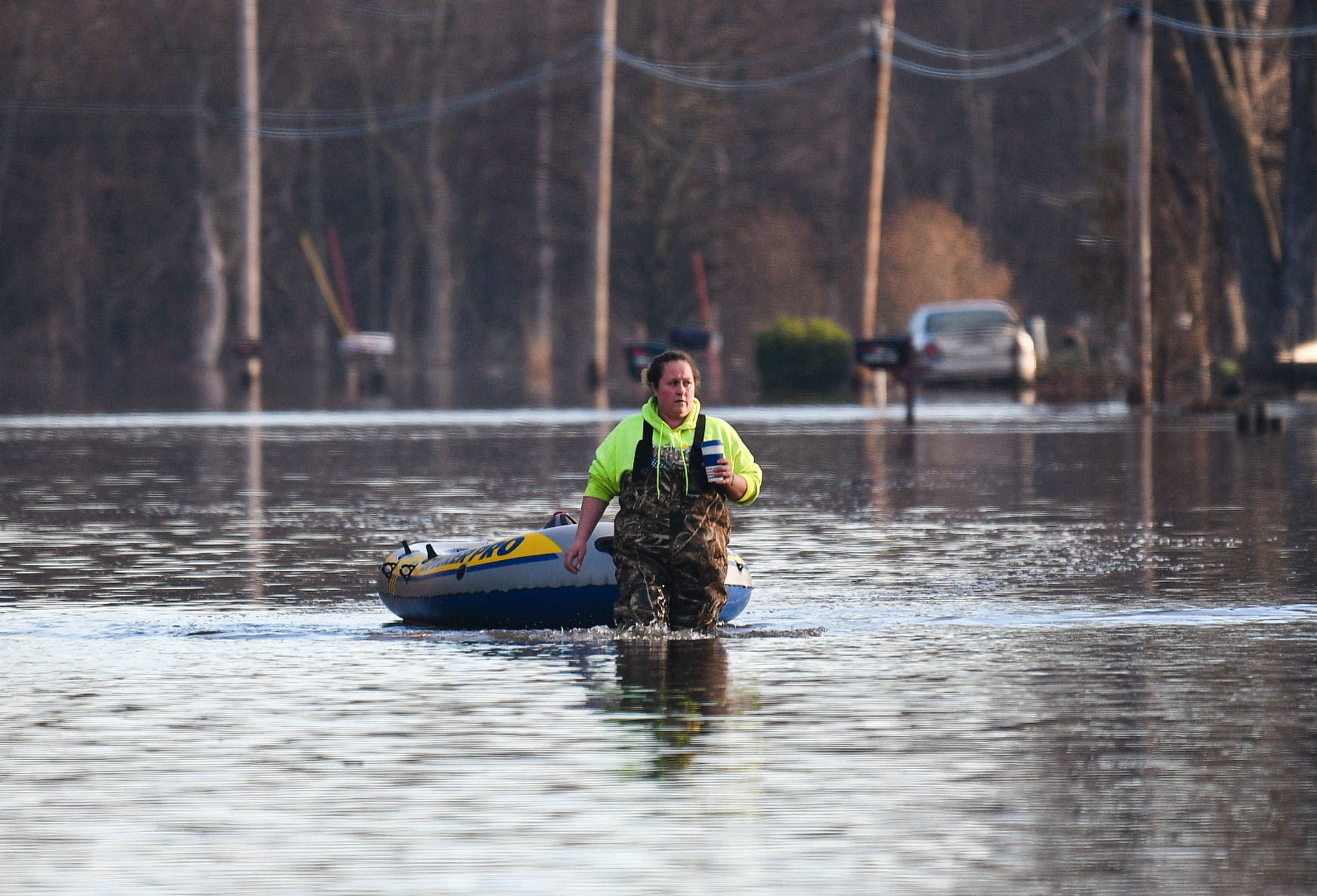 Flooding on Campbell's Island
